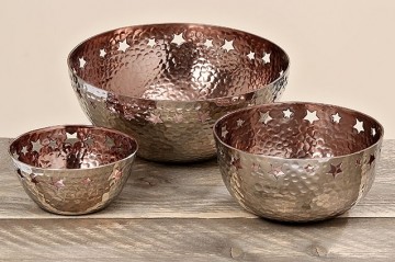 koperkleurige kom (15 cm)