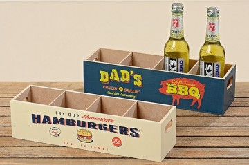 dienblad kistje "hamburgers" beige