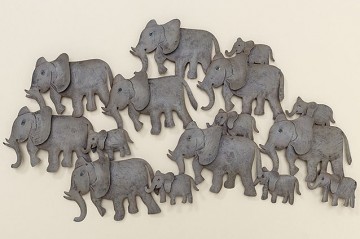 wanddeco olifant