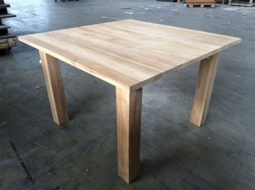 eetkamertafel teakhout