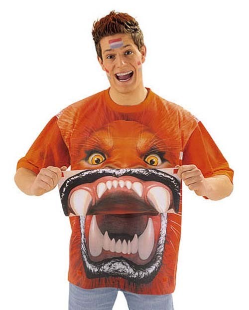 voetbal oranje kleding